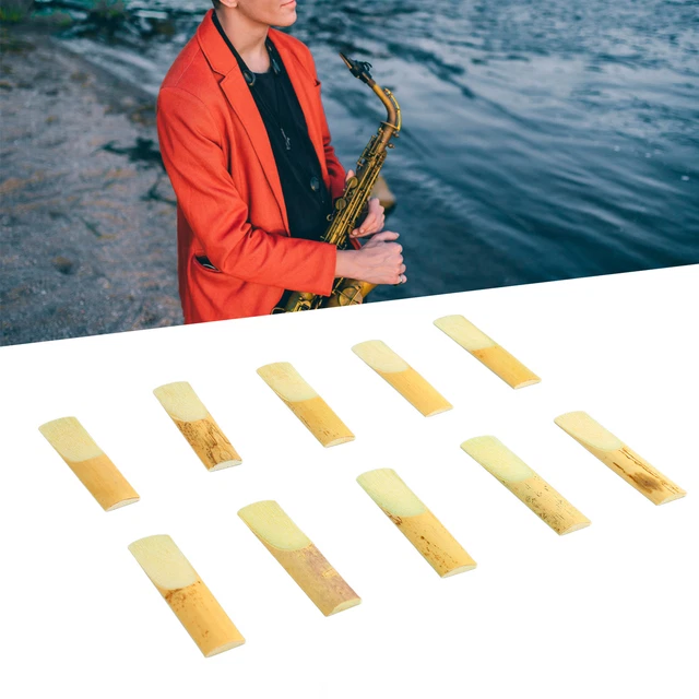 Anches De Saxophone Anche De Saxophone Alto 10 Pièces Mib Plat Pour Remplacement