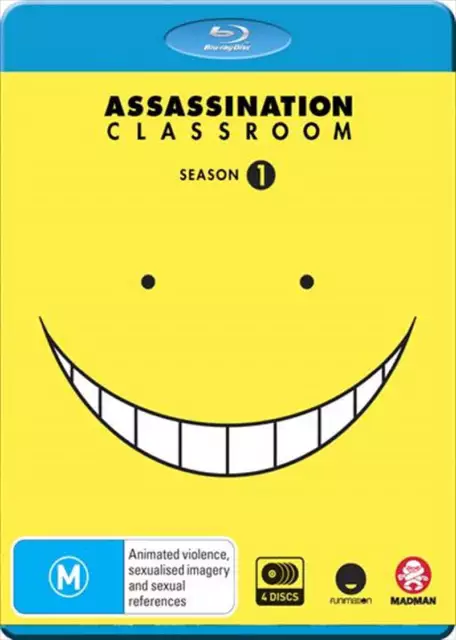 Assassination Classroom Series Complete Pack 8 Blu-Ray + 4 Books New Anime  R2
