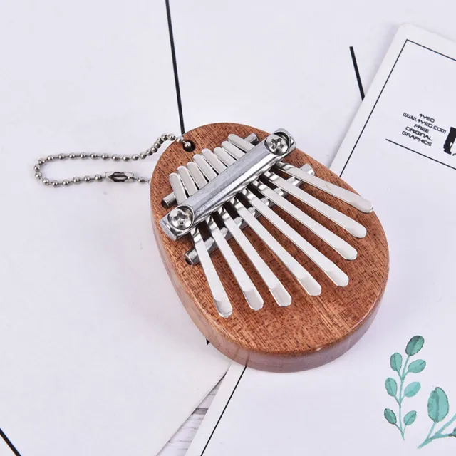 1xMini Kalimba 8 Keys Thumb Piano Great Sound Finger Keyboard Musical Inst-q  JW