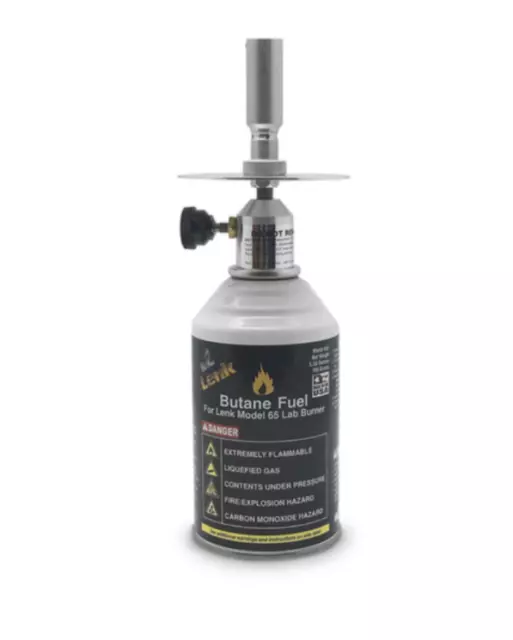 Lenk Model 65 Lab Burner Kit With 5.5oz Butane Fuel Brand New!