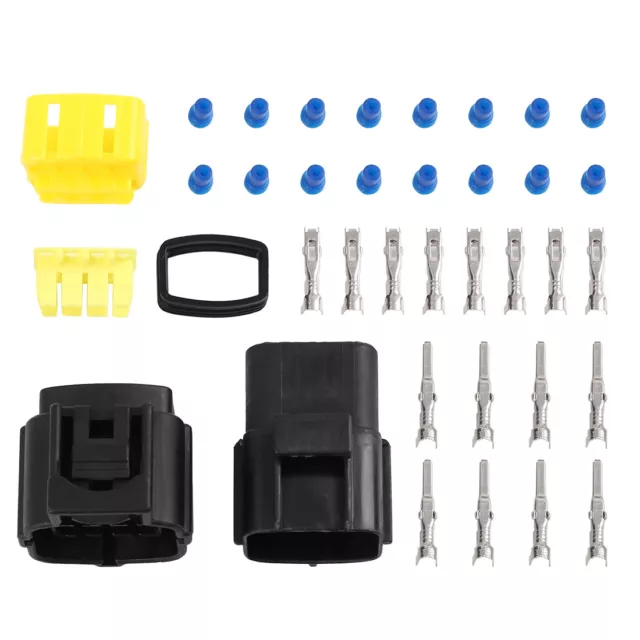 8 Pins Way Car Waterproof Automotive Electrical Connector Terminal Set