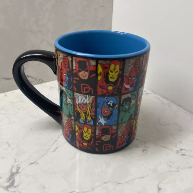 Silver Buffalo Marvel Comics Grid Ceramic Coffee Mug, 14-Ounces New