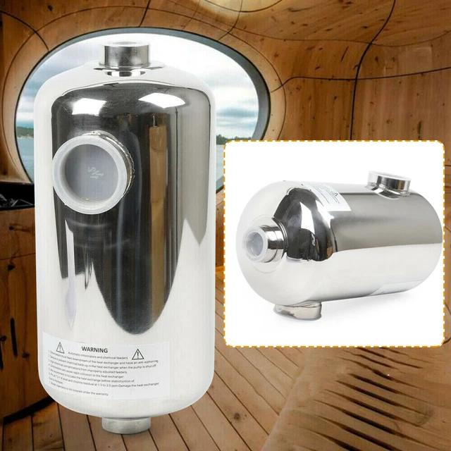 50KW LP-175VA ACCIAIO Inox Piscina Scambiatore Di Calore Riscaldamento Solare EUR 200,31 - IT - Foto 5