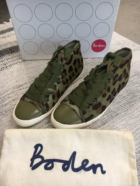 Boden leopard trainers on sale