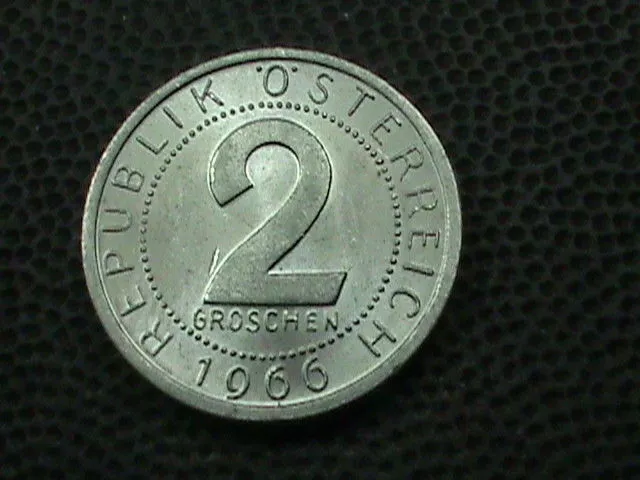 Austria 5-Piece Uncirculated Coin Set, 2-5-10-50 Gr And Euro 1C
