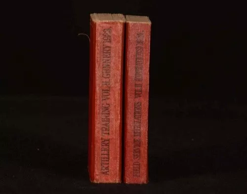 1923-1924 2vols Artillery Training and Field Service Regulations British ARMY 2