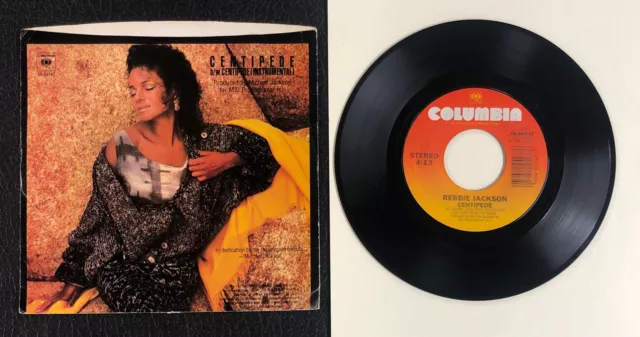 Rebbie Jackson - Centipede (1984 Columbia 45) produced by Michael Jackson
