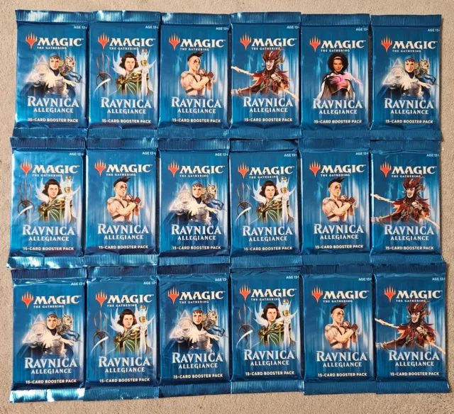 18 Boosters anglais - Ravnica Allegiance Draft - Magic the gathering