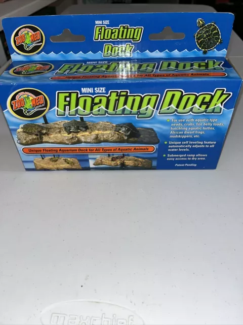 Zoo Med Floating Dock - Basking Area for Turtles Newts Crab Skippers & More Tank