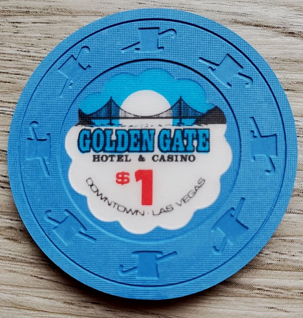 GOLDEN GATE LAS Vegas NV Casino $10 Gaming Token .999 Fine Silver