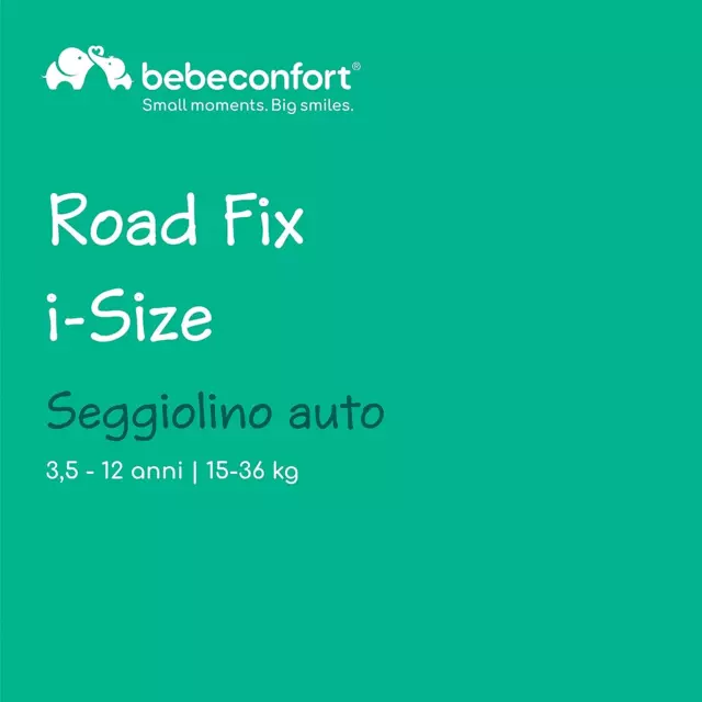 Bebeconfort Road Fix I-Size Seggiolino Auto Isofix 15-36 Kg Gruppo 2/3 per Bambi 3