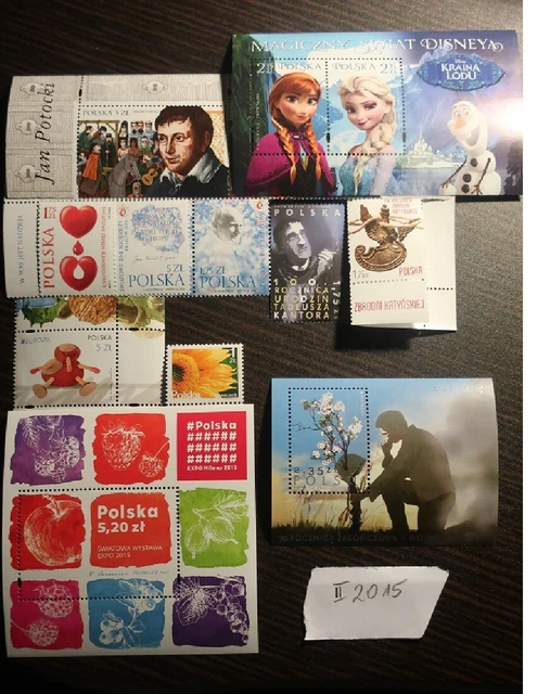 Polnische Briefmarken 2. Quartal - 2015