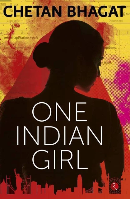 Un Fiction Romanzo Libro Scritta Da Chetan Bhagat " Uno Indiano Girl " (Inglese)