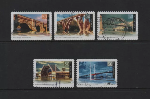 Australia 2004 Landmark Bridges Self-Adhesive Set *Used*