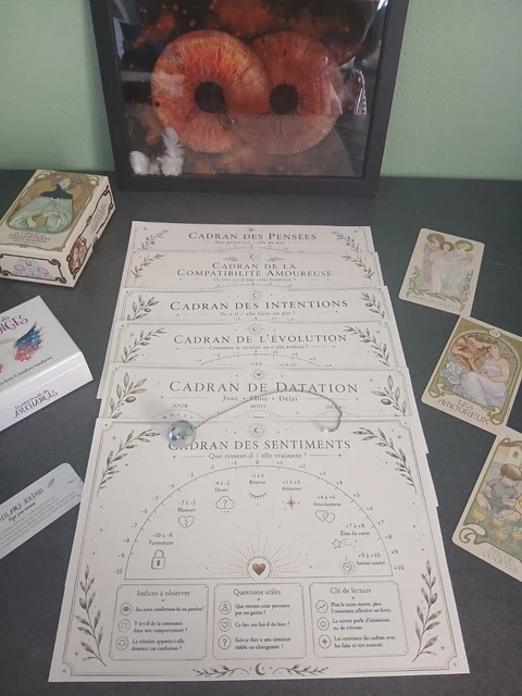 Lot De 6 Pendules En Cuivre Pour Divination Et Contemplation – Accessoires Spirituels – Taille 4,3 Cm – Design Traditionnel Et Moderne – Usage Rituel Et Personnel