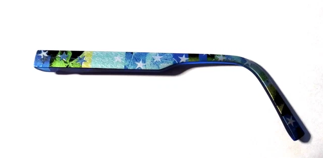 Change Me Wechselbügel 8966 4 Blau Damen Brille Kunststoff Brillenbügel