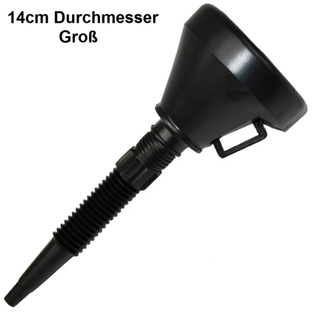 Entonnoir Plastique Avec Tamis - Entonnoir Remplissage Essence Diesel, Antistatique Avec Poignée, Couleurs Variées