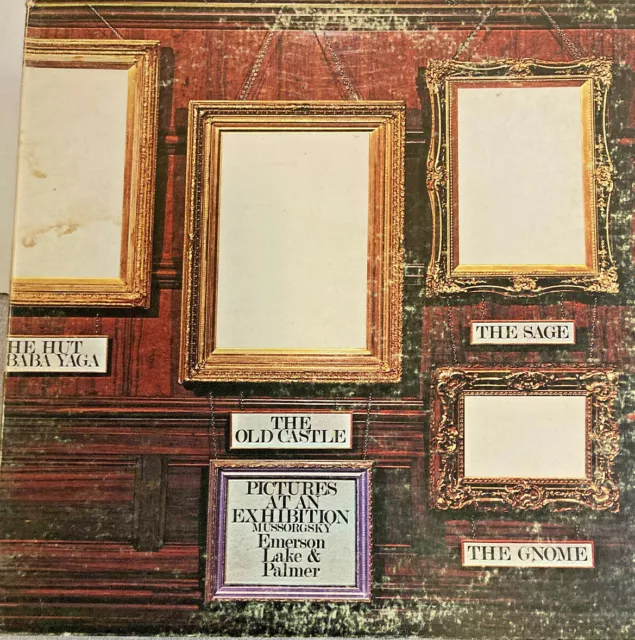 Emerson Lake and Palmer "Pictures at an Exhibition Mussorgsky  Vinyl LP  LIVE