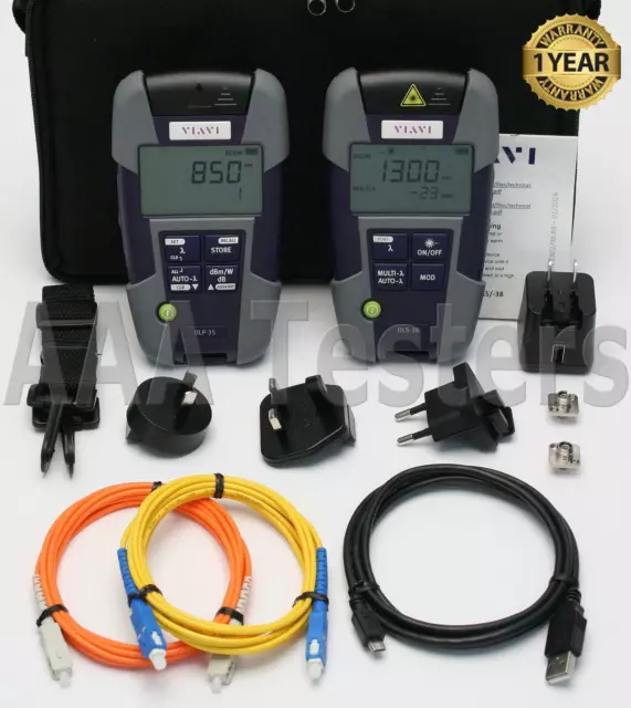 JDSU Acterna OLS-36 OLP-35 Sm MM Fibre Loss Test Set 850/1300/1310/1550