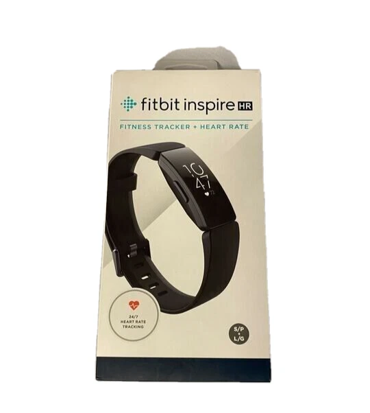 Fitbit Inspire HR Activity Tracker + Heart Rate - Black Small / Large / Open Box