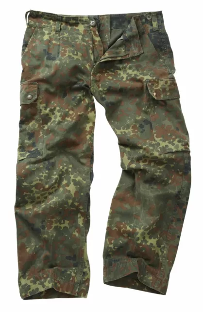 Army Trouser Genuine Vintage German Military Flecktarn Cargo Pant