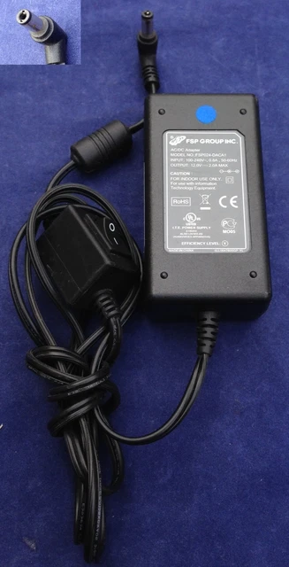 Chargeur AC Hypercom SNP-K039-H 24V 1A 3 Broches - Modèle D'origine, Occasion Fonctionnel