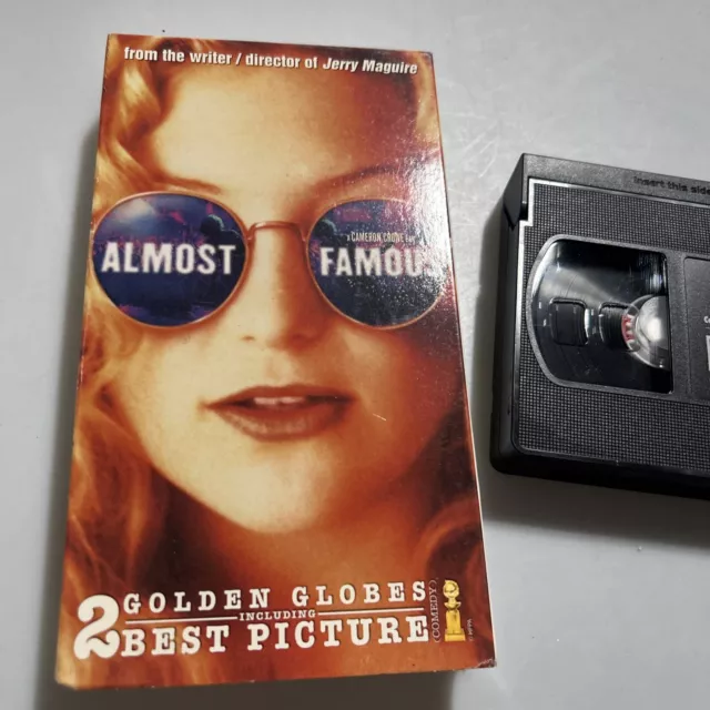 Almost Famous VHS Tape Movie With Kate Hudson