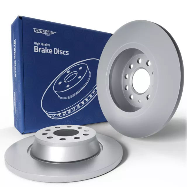 2x Les disques de frein (arrière) pour Audi A6 C6 Avant, Berline (2004-2011)