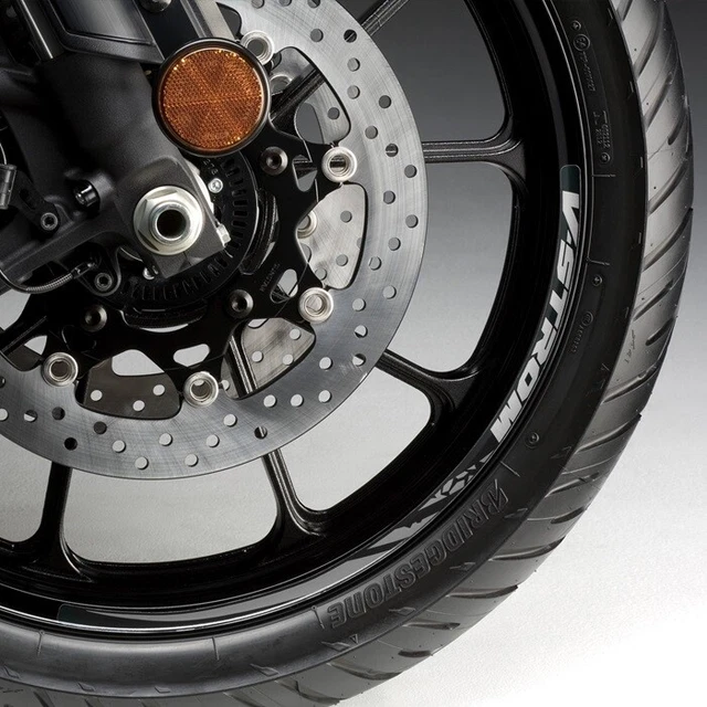 Suzuki Gray Wheel Decals - 19in. Front 990D0-06LFW-GRY