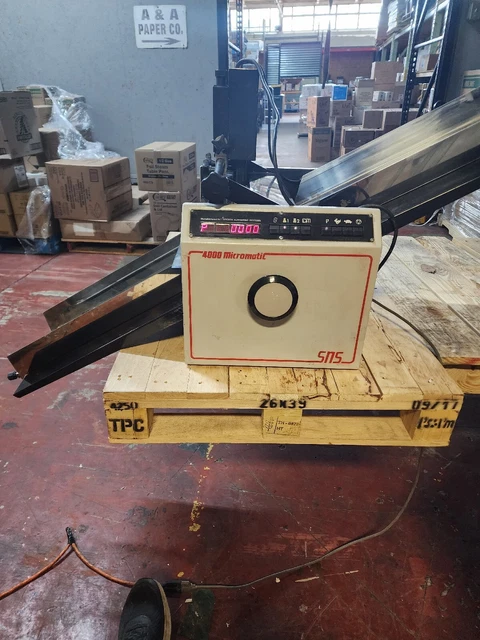 Sockbox Sns-4000 Micromatic Numbering Machine