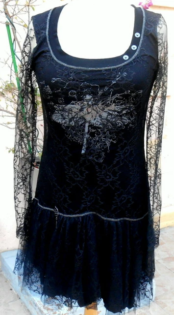 Robe Tunique Noire La Mode Est à Vous - Tailles 36 à 40, Neuf Sans étiquettes, Fabrication Française