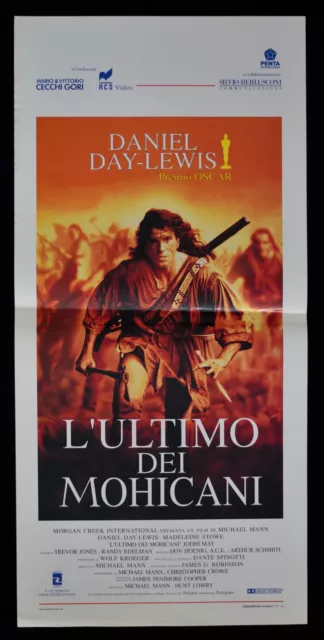 Cartel L'Último De Mohicanos El Last De El Mohicans Daniel Día Lewis B215