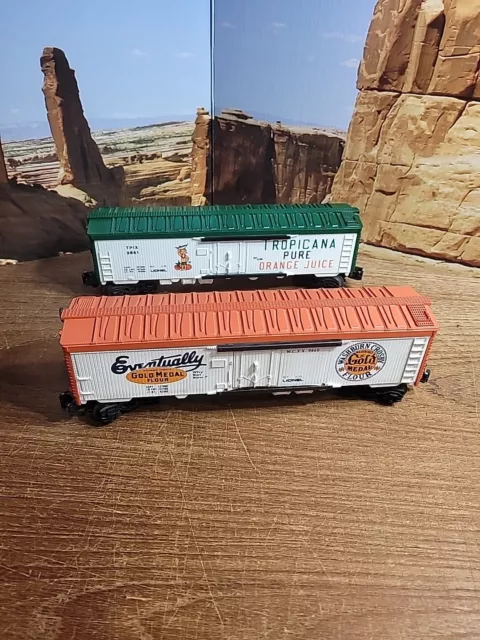 Lionel O Gauge Tropicana Pure Orange Juice And Gold Medal Flour