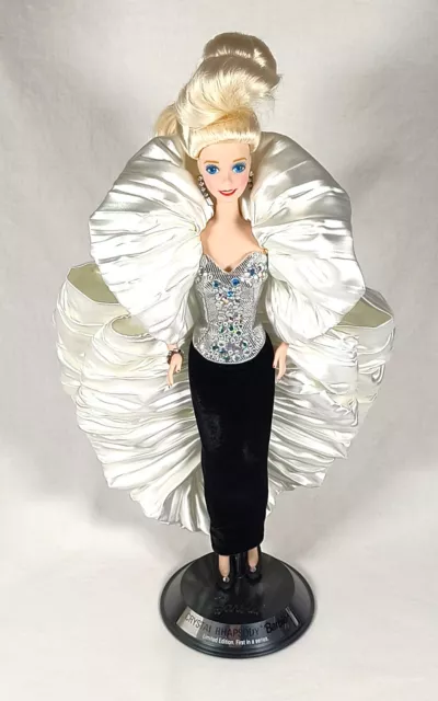 1992 Mattel Limited Edition Crystal Rhapsody Porcelain Barbie Doll 1553