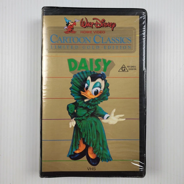 CARTOON CLASSICS DAISY VHS (Limited Gold Edition) Clamshell Walt Disney