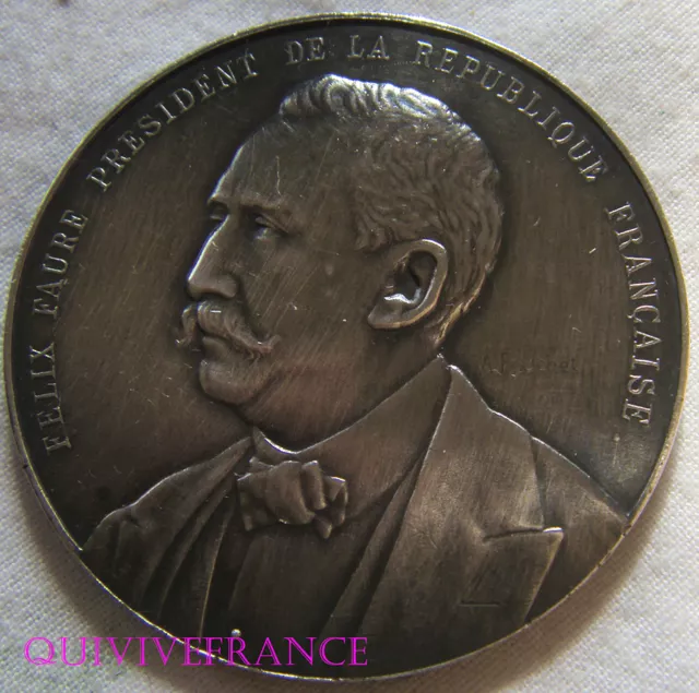 MED5957 - MEDAILLE FELIX FAURE Pdt LA REPUBLIQUE 1895 par FOUCHET