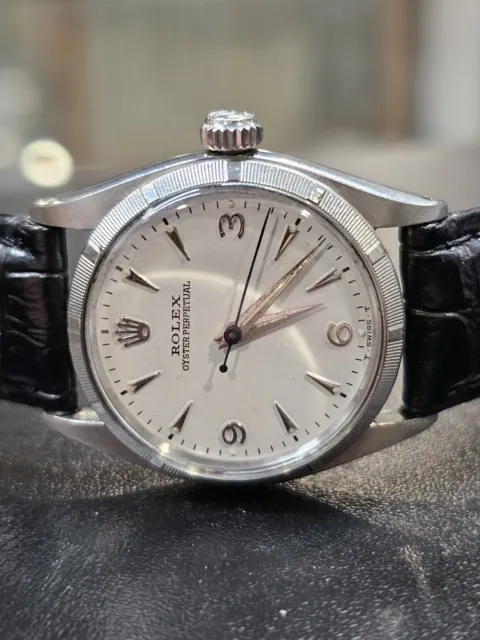 ROLEX 6549 Midsize Watch 1958 Automoatic Cal 1130