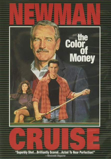 THE COLOR OF Money DVD Paul Newman Tom Cruise Randall Arney