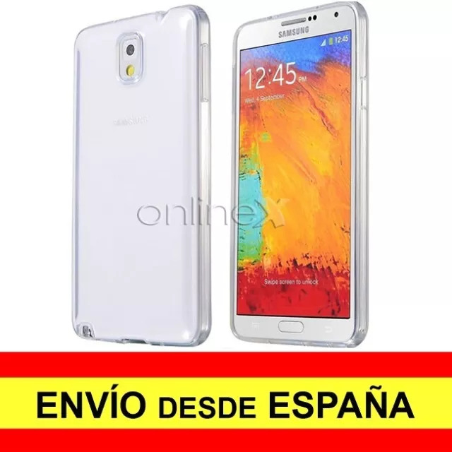 Funda Silicona para SAMSUNG GALAXY NOTE 3 Carcasa Transparente Protector a2090