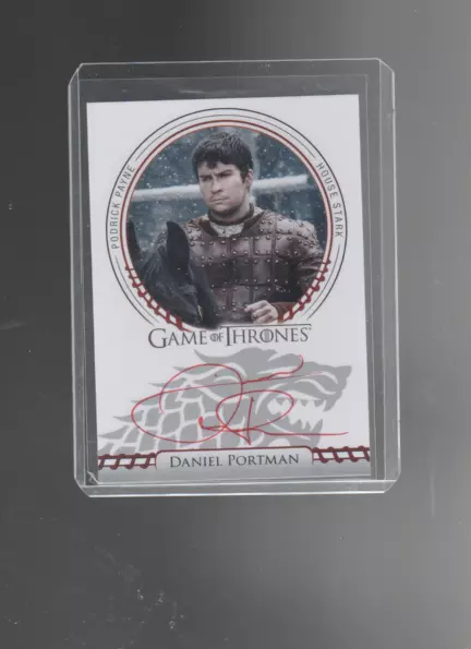 2022 Game of Thrones Complete Series volume 2 RED SIGIL Daniel Portman autograph