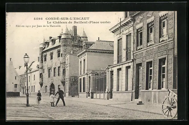 CPA Condé-sur-L'Escaut, Le Château de Bailleul