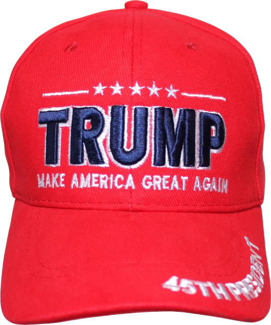 thumbnail image 2 of Trump 2024 Hat – Raised Embroidery, President Seal & Flag – Black Hot Pink, Adjustable 2 of 5