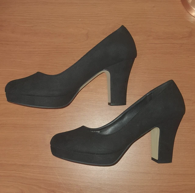 SCARPE DONNA TACCO alto Eleganti Con Plateau Taglia 41-42 EUR 35