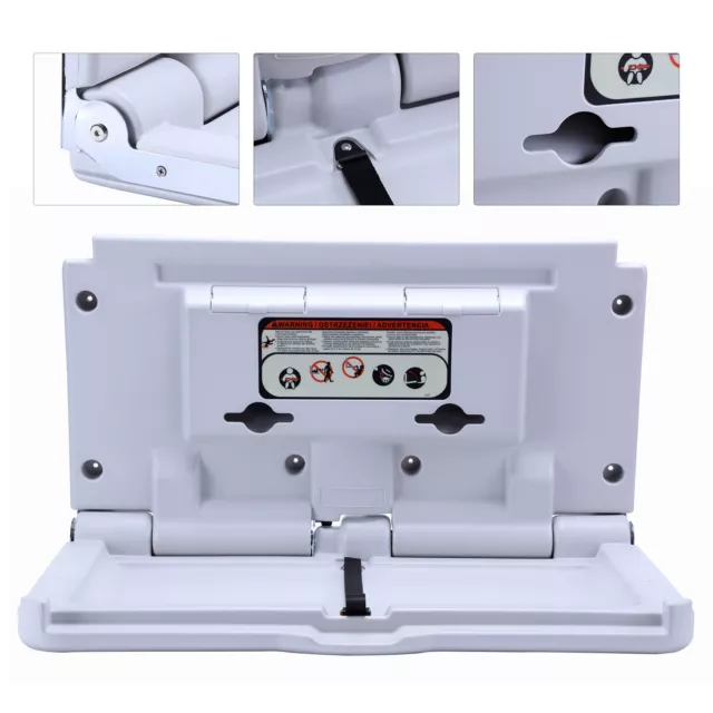 Commercial Wall Mounted Baby Changing Table Baby Change Station 100kg Max Load