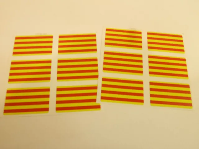 Mini Pack de Pegatinas, Auta-Adhesivo Cataluña Catalana Bandera Etiquetas, FR278