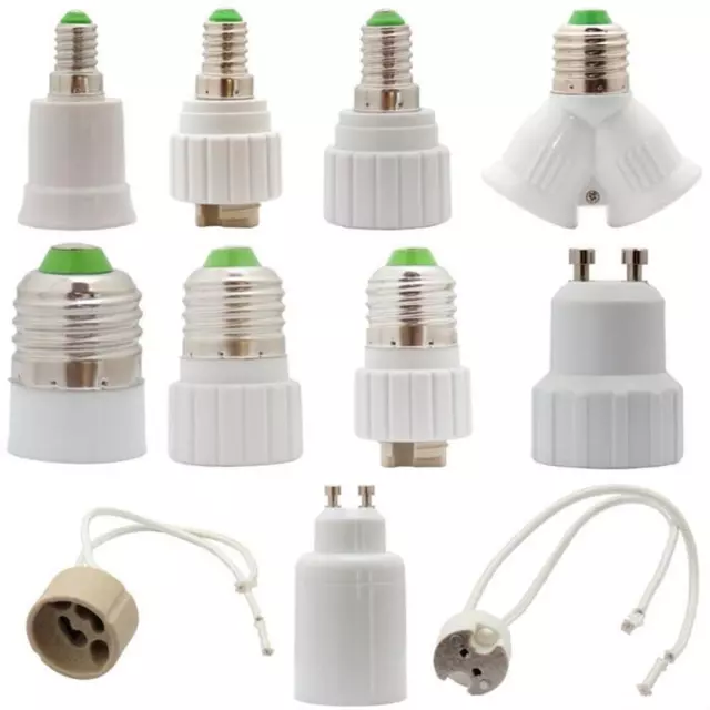 Acheter Adaptateur de douille d'ampoule E26 E27, 2 pièces, prise de courant  alternatif à 2 ou 3 broches vers douille de lampe E27, support de lampe