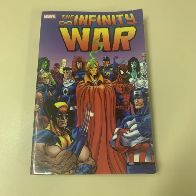 The INFINITY WAR  Jim Starlin Ron Lim  Marvel Comics TPB, full color