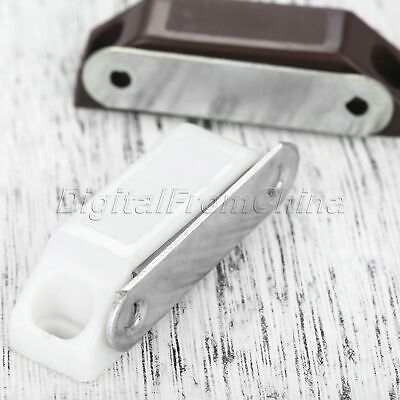 Retro Strong Magnetic Door Latch Catch Cupboard Drawer Cabinet Catch Brown/White