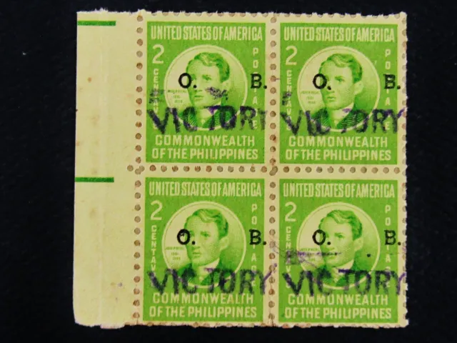 nystamps US Philippines Stamp  Mint Rare Block    U2x1838