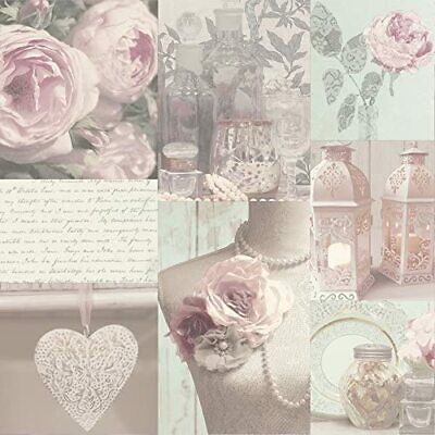 Arthouse Arthouse Opera Carlotta Floreale Cuori Sceneggiatura Collage Parati Fard 